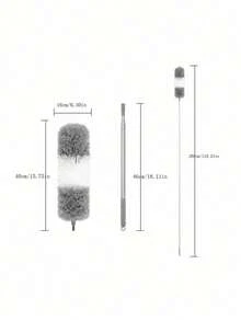 Ultra-Fine Fiber Duster, Retractable Microfiber Duster, Reusable, Bendable, Washable, Suitable For Cleaning Ceiling Fans, High Ceilings, Blinds, Furniture, Cars - Multicolor - View 9