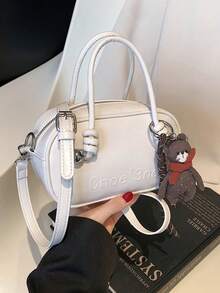 Fashionable Minimalist Handbag, Shoulder Bag, Crossbody Bag, Pillow Bag, New Design For Women - White - View 6