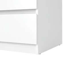 Interior Chest Of Drawers, Bedroom Dresser Sil Gloss White With 3 Drawers, High Gloss White, 77 X 50 X 71 Cm - High Gloss White - View 7