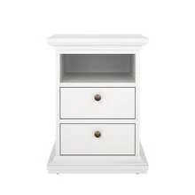 Interior Guadalquivir Nightstand, Side Table, White, 44 X 40 X 59 Cm - White 6 - View 5