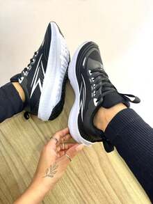 Unisex Walking Shoes For Gym And Fitness - màu đen - Xem 1