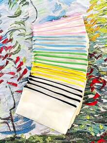 5/10/20/50 piezas Bolsas de lona en blanco para pintura DIY, impresión digital, manualidades. Adecuado para volver a la escuela, fiestas, decoración de eventos de spa, bolsas de regalo reutilizables, bolsas de cosméticos portátiles, juegos de maquillaje de viaje. Juegos de regalo expresivos para dibujar, almacenar bocadillos y regalos, bolsos y carteras lindos. - Beis - Ver 3