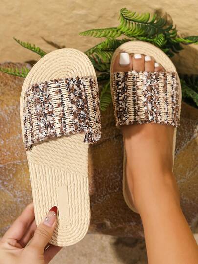 Sandalias de verano sin cordones para mujer, adecuadas para atuendos casuales de playa, actividades al aire uso cómodo durante todo el año