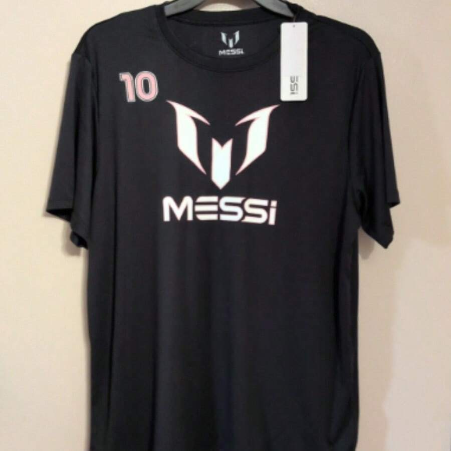 Messis Collection Men's Dris Fits T-Shirt Size X-Large Short Sleeve Black And Pink - màu đen - Xem 1