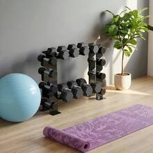 Sportnow Strength Training Dumbbell Rack - Noir - Voir 10