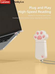 Lenovo Ổ USB 2.0 này đi kèm với vỏ bảo vệ hình bàn chân mèo và chó mềm mại, dễ thương dành cho những ai yêu thích hình ảnh này. Sản phẩm dành cho các thiết bị hỗ trợ ổ USB 2.0. - Xem 10