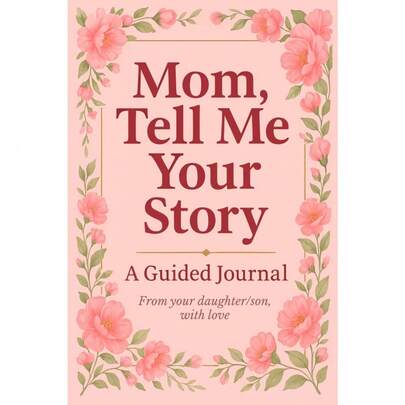 Mom, Tell Me Your Story: A Guided Journal For Mom That Makes One Of The Most Meaningful Mothers Day Gifts From Daughter Or Son To Celebrate Her Life And Legacy