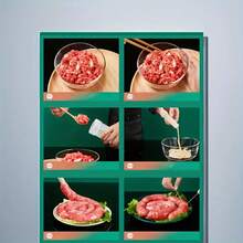 4pcs Manual Sausage Stuffer Kit, Home Use Hand Pressure Sausage Stuffing Tool, Handmade Sausage Maker, Sausage Casing Filler, Sausage Filling Equipment - Multicolor - View 10