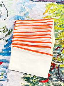 5/10/20/50 piezas Bolsas de lona en blanco para pintura DIY, impresión digital, manualidades. Adecuado para volver a la escuela, fiestas, decoración de eventos de spa, bolsas de regalo reutilizables, bolsas de cosméticos portátiles, juegos de maquillaje de viaje. Juegos de regalo expresivos para dibujar, almacenar bocadillos y regalos, bolsos y carteras lindos. - Beis - Ver 47