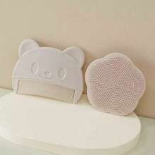 2pcs Infant Silicone Shampoo Brush And Comb Set To RemoveCradle Cap While Bathing - Multicolor - View 8