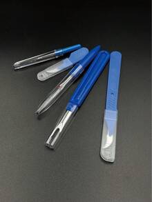 5pcs Blue Sewing Kit - Seam Ripper, Thread Cutter And Sickle Knife For Unpicking - Blue Cable Removal Kit - View 3