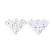 High-End Handmade Rhinestone Shoe Embellishments, Hand-Sewn Sandal And Slipper Buckles, DIY Wedding Shoe Decoration Accessories Suitable For Parties, Weddings, And Daily Wear, Comes With A Small Gift - 白色一個 - 查看 3