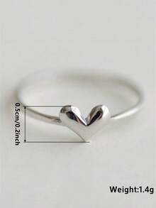 1 pieza Anillo elegante para mujer para boda, compromiso, aniversario, fiesta, joyería, regalo del Día de San Valentín - 1# - Ver 6