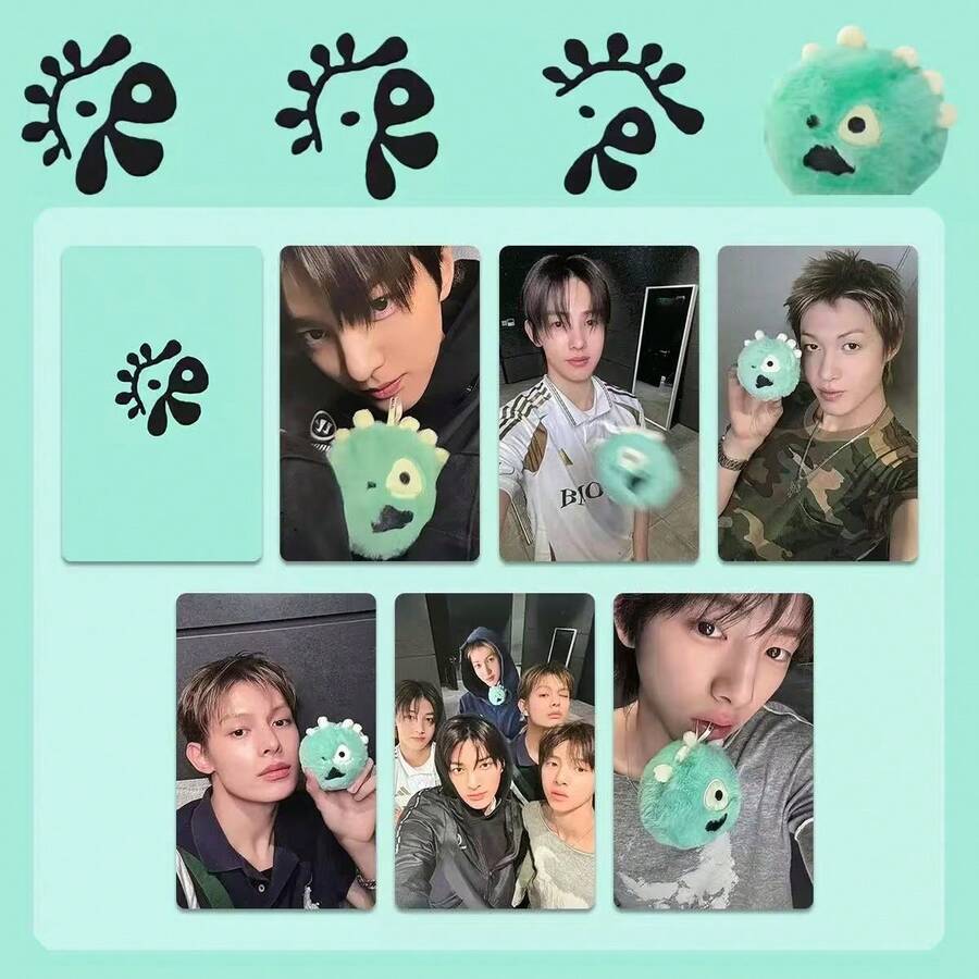 独家“KEONHO JUHOON” CO/R/TI/S 卡片，装饰卡，粉丝收藏品，粉丝见面会礼物，演唱会应援棒 - 彩色 - 查看 1