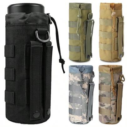 Tactical Molle Water Bottle Pouch, Military Outdoor Hiking Belt Holder Water Bottle Bag