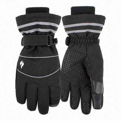 Heat Holders Heat Holders - Mens Workforce Touchscreen Fingertips Gloves With Elasticated Cuffs