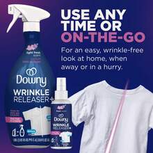 Festival Special Offer!Downy Light Fabric Wrinkle Spray 3oz Portable Travel Size Patented Wrinkle-Removing Formula Smooths Wrinkles In Seconds Combines Deodorizing, Anti-Static, Softening, And Fragrance-Retaining Effects And Elegant Fragrance, Non-Irritating Uses Nitrogen Natural Propellant, No CFCs 360°Surrounding Sprayer Even Coverage No Ironing, No Airing Spray And Wear Suitable Cotton, Linen, Blends, Silk, And More Multi-Purpose Home / Business Trips / Commuting / Travel Aluminum Can Body Sensitive Skin Friendly Clothing Fragrance Lasts Up To 12 HoursFestival Special Offer!Downy Light Fabric Wrinkle Spray 3oz Portable Travel Size Patented Wrinkle-Removing Formula Smooths Wrinkles In Seconds Combines Deodorizing, Anti-Static, Softening, And Fragrance-Retaining Effects And Elegant Fragrance, Non-Irritating Uses Nitrogen Natural Propellant, No CFCs 360° Surrounding Sprayer Even Coverage No Ironing, No Airing Spray And Wea - 1 - 查看 4