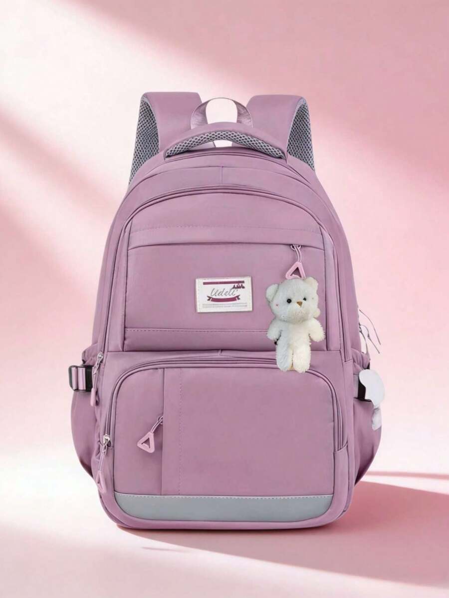 Women Functional Backpacks - 粉色 - 查看 1