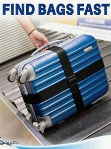 2 dây đai hành lý du lịch, dây đai vali được TSA chấp thuận, phụ kiện du lịch, dây buộc hành lý, dây đai đóng gói cho vali, cặp xách, túi xách. - Nhiều màu - Xem 6