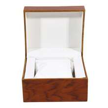 1pc Premium Wooden Gift Box, Customized Wooden Watch Packaging Box - Multicolor - View 9