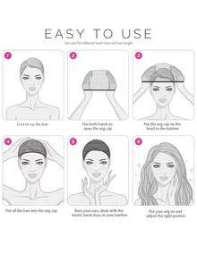 Bộ 4/2 mũ trùm tóc giả co giãn, thoáng khí, vô hình, dụng cụ làm tóc giả chuyên nghiệp - (4 cái/2 gói) - Xem 7