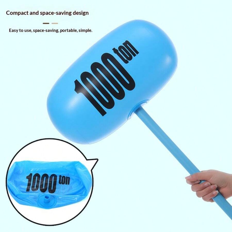 5 Colors Inflatable Hammer, Pool Party Toy, Water Splash Mallet, Funny Prank Oversized Hammer Toy, 60cm Giant Size, Inflatable Mallet Harmless Punishment Prop Hammer, Ton Hammer Car Advertisement Inflatable Hammer
