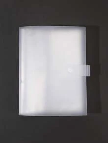 FULL BEAUTY 40 Slots Empty Nail Art Stickers Storage Book Matte Transparent Large Capacity Exhibition Photo Album Card Package Collecting Decals Display Button Type NoteBooks Manicure Nail Tool - Clear - View 7