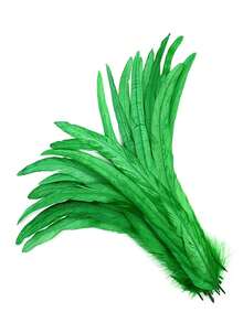 20pcs 23.30cm-9.2-12nch Rooster Pheasant Tail Feathers Plumes DIY Headdress Halloween Decoration Wedding Christmas Craft Supplies Accessories - A - View 12