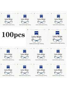 Zeiss Pre-Moistened Lens Cleaning Wipes, Anti-Fog Wipes, Lens Cleaning Wipes, Pre-Moistened, Eyeglass Cleaner, Lens Cleaning Wipes, Pre-Moistened, Individually Packaged Wipes Suitable For Binoculars, Eyeglasses, Fashion Glasses, Camera Lenses And Coated Glass On Scopes - Multicolor - View 10