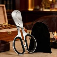 Premium Double Blade Cigar Cutter Sharp Stainless Steel Cigar Scissors For Travel - Stainless Steel  Cutter - View 3
