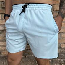 Men Shorts - Baby Blue - View 6