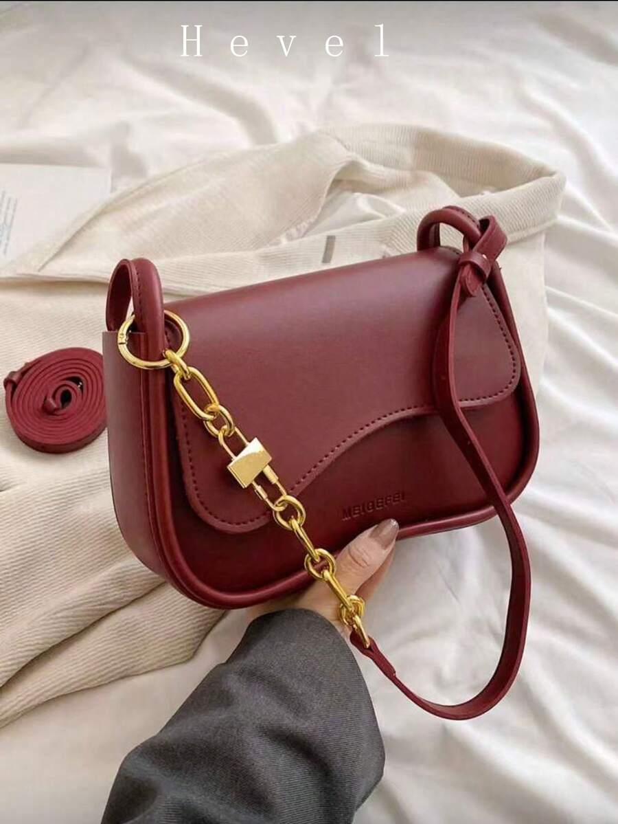 2026 Fashionable Versatile Shoulder & Crossbody Bag For Women - Burgundy - View 1