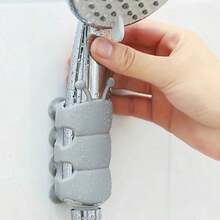 2pcs/1pc -Shaped Shower Head Holder, Universal Suction Cup Shower Head Base Stand, No Need To Drill Holes, Movable And Fixed Base, Shower Accessory. - A - View 12