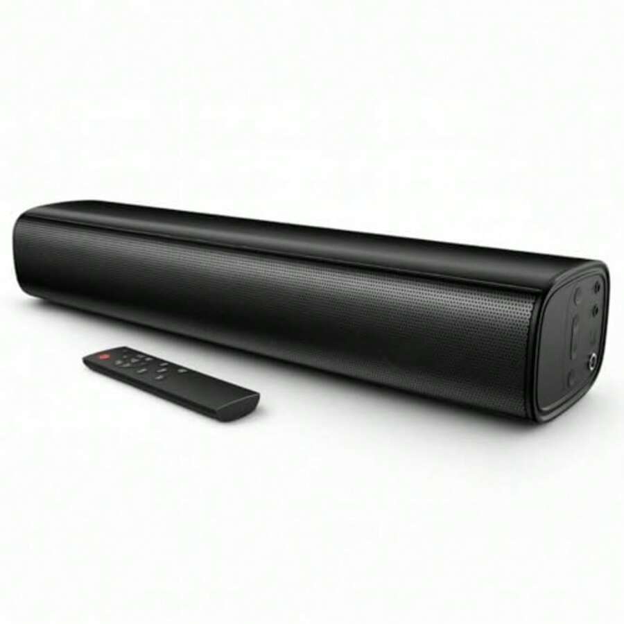 Genérico Barra de Sonido 2.0 para TelevisorSistema de Audio para Teatro en Casa Bluetooth 5.3 Óptico Auxiliar Sonido Estéreo para TV PC Dormitorio - como en la foto - Ver 1