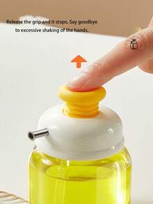 可控量取油醋瓶，玻璃调味罐，防滴漏油瓶，适用于餐厅、家庭厨房、桌面调味容器，小容量酱油醋瓶 - 查看 7