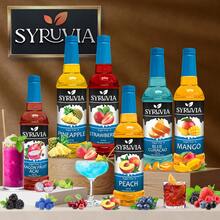 Syruvia Sugar-Free Pink Splash Flavored Syrup - 25.4 Fl Oz Premium Flavoring Syrup - Kosher, Gluten Free, Perfect For Drinks, Soda, Shakes, Cocktails, Desserts And More. - 25.4 Fl Oz - View 7