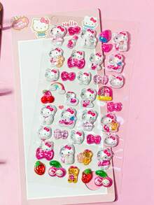 Cute Cartoon 3D Bubble Stickers, Kawaii Stickers For DIY Scrapbooking, Notebook, Laptop, Phone, Toys, Gifts - Multicolor - View 3