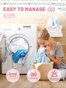 1 bộ ga trải giường in hình động vật gấu và chó theo phong cách tối giản hiện đại, đã qua xử lý giặt, dùng cho phòng ngủ (không bao gồm vỏ gối). - Nhiều màu - Xem 7