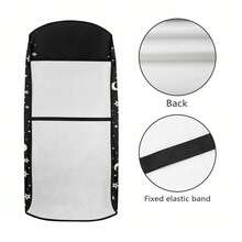 Star & Moon Print Car Seat Cover - Machine Washable Polyester, Fit For Most Vehicles, Perfect Gift For Men & Women, Bling, Easy Installation, Car Enthusiasts, Stylish Interior Accessory - Nhiều màu - Xem 5