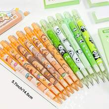 15件套水鼠主题自动铅笔套装，包含6支0.5mm自动铅笔、6支HB笔芯、3块橡皮擦，塑料材质，适用于书写、绘画、办公及学习用品。 - 套裝 - 查看 5