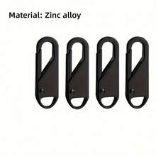 4pcs Zipper Replacement Kit - 4 Types Of Zipper Pulls, Designed For Replacing Zippers On Luggage, Clothing, Jackets, Backpacks, Boots, Wallets And Coats. - Multicolor - View 6