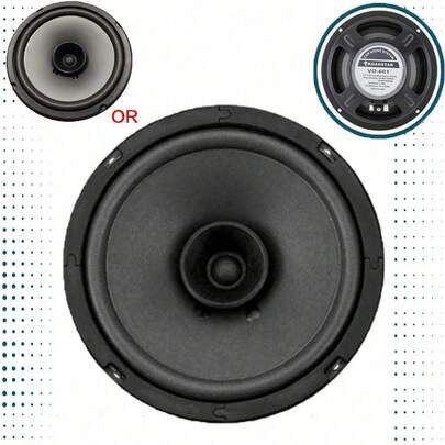 1个4/5/6英寸汽车音响扬声器，600W全频双向扬声器，专为汽车频率设计，超薄中低音升级扬声器