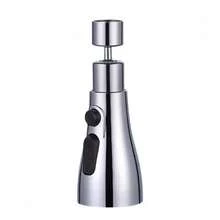360° Flexible Extendable Faucet Sprayer Head Attachment For Kitchen Sink - Silver - View 11