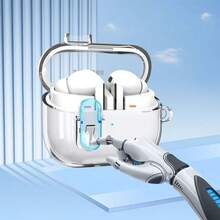 Locking Compatible With Samsung Galaxy Buds3/3pro/3FE Clear Lock Earphone Case Cover - Clear - View 7