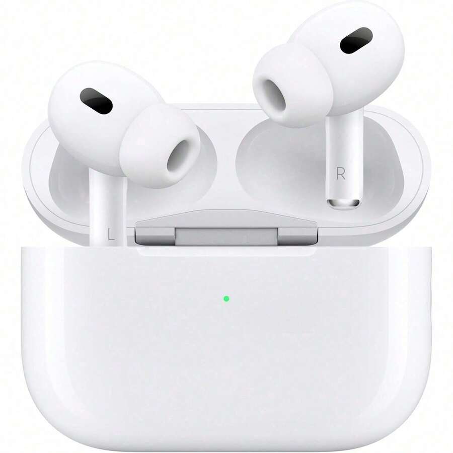 AirPro 2 Wireless Bluetooth Earbuds Designed For Immersive Listening, Featuring Active Noise Reduction, Rich Stereo Sound Performance, Bluetooth 5.4 Fast Pairing, LED Charging Case Display, USB-C Rechargeable Battery, Up To 48 Hours Total Playback, Ergonomic In-Ear Fit, Water Resistant Design For Movies, Music Streaming, Gaming, Travel, And Everyday Entertainment - trắng - Xem 1