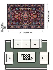 1 tấm thảm trải sàn/thảm chùi chân/thảm trang trí kiểu Ba Tư cổ điển, chất liệu giả len mềm mại, họa tiết hoa văn hình học, phong cách Bohemian-Ma-rốc, thích hợp cho phòng tắm, nhà bếp, lối vào, hành lang, đầu giường, phòng khách, phòng ngủ, có thể giặt máy quanh năm. Trang trí nhà cửa. - Nhiều màu - Xem 15