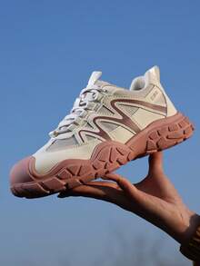 Women's Lightweight Anti-Static Safety Shoes, Casual Series Anti-Slip Functional Shoes For All Seasons - Beige - View 5