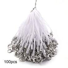 50/100/200pcs Black Decorative Rope Lanyards, Lobster Clasp Keychains, Phone Straps, Jewelry Accessories - Multicolor - View 13