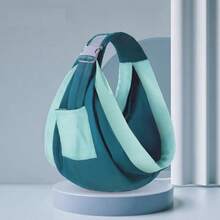 1个婴儿背带背包，适合6-36个月的婴儿（10-30磅），轻便透气，可侧背或前背，可调节，方便侧背和前背。 - 彩色 - 查看 16