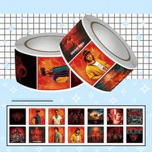 1pc Stranger Things Season 5 MAX Sticker Pack, Classic TV Series Scrapbooking Stickers, New Year/Valentine's Day/Easter Gift - Multicolor - View 3